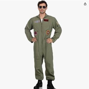 Official Top Gun Flight Suit Halloween for Men Size Small/Medium